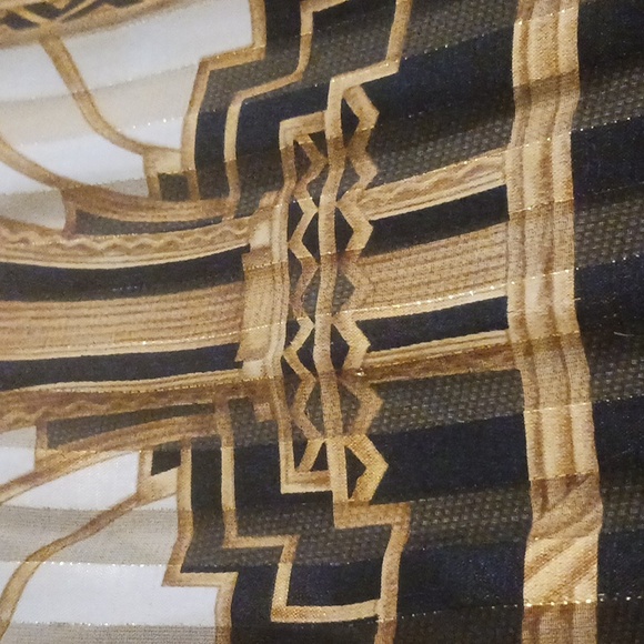 Vintage Liz Claiborne Art Deco Scarf - Picture 5 of 9